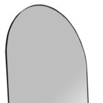 59" Black Aluminum Arch Freestanding Or Wall Mount Framed Full Length Mirror - Image 5