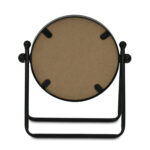 10" Black Metal Round Framed Adjustable Makeup Shaving Tabletop Mirror - Image 6