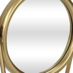 10" Gold Metal Round Tilting Framed Makeup Shaving Tabletop Mirror - Image 7