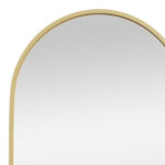 70" Gold Metal Arch Wall Mounted Leaning Or Freestanding Framed Full Length Mirror - Image 4