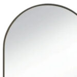 35" Black Metal Arch Framed Accent Mirror - Image 3