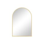 35" Gold Metal Arch Framed Accent Mirror - Image 2