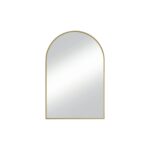 38" Gold Metal Arch Framed Accent Mirror - Image 2