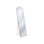 59" Black Metal Arch Wall Mounted Leaning Or Freestanding Framed Full Length Mirror - Image 2