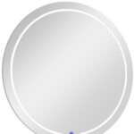 39" Clear Round Lighted Frameless Bathroom Vanity Mirror - Image 5