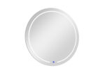 39" Clear Round Lighted Frameless Bathroom Vanity Mirror - Image 3