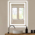 28" Lighted Frameless Bathroom Vanity Mirror - Image 4