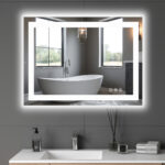 36" Lighted Frameless Bathroom Vanity Mirror - Image 4