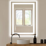 36" Lighted Frameless Bathroom Vanity Mirror - Image 5