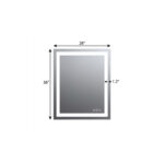 36" Lighted Frameless Bathroom Vanity Mirror - Image 7