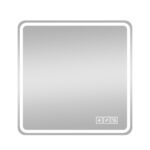 36" Square Lighted Frameless Bathroom Vanity Mirror - Image 2
