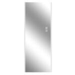 65" Silver Lighted Frameless Full Length Hanging Mirror - Image 2