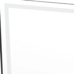 65" Silver Lighted Wall Mount Or Freestanding Frameless Standing Mirror - Image 4