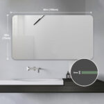 30" Frameless Bathroom Vanity Mirror - Image 10