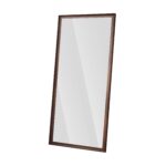 71" Brown Wood Wall Mounted And Leaning Framed Full Length Mirror - Image 2