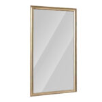 71" Golden Brown Wood Wall Mounted And Leaning Framed Full Length Mirror - Image 2