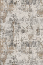 10' Brown And Gray Abstract Distressed Runner Rug - Image 2