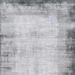 5' X 8' Gray And White Abstract Distressed Area Rug With Fringe - Image 3