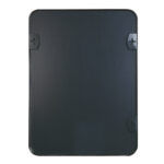 36" Black Aluminum Framed Accent Mirror - Image 4