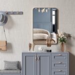 36" Black Aluminum Framed Accent Mirror - Image 8