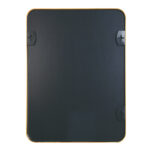 36" Gold Aluminum Framed Accent Mirror - Image 4