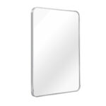 36" Silver Aluminum Framed Accent Mirror - Image 3