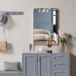 36" Silver Aluminum Framed Accent Mirror - Image 7