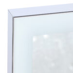 32" Silver Aluminum Lighted Framed Anti Fog Bathroom Vanity Mirror - Image 5