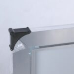 32" Silver Aluminum Lighted Framed Anti Fog Bathroom Vanity Mirror - Image 4