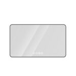 39" Black Aluminum Lighted Framed Anti Fog Bathroom Vanity Mirror - Image 2