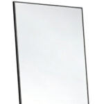 64" Black Aluminum Freestanding And Wall Mounted Framed Full Length Mirror - Image 4