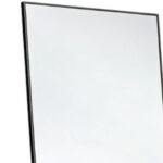70" Black Aluminum Freestanding And Wall Mounted Framed Full Length Mirror - Image 4