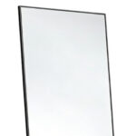70" Black Aluminum Freestanding And Wall Mounted Framed Full Length Mirror - Image 5