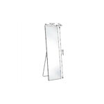 56" Black Aluminum Freestanding And Wall Mounted Framed Full Length Mirror - Image 6