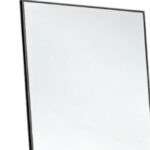 55" Black Aluminum Wall Mount Leaning Or Freestanding Framed Full Length Mirror - Image 3