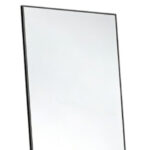 55" Black Aluminum Wall Mount Leaning Or Freestanding Framed Full Length Mirror - Image 4