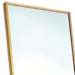 55" Gold Aluminum Freestanding And Wall Mounted Framed Full Length Mirror - Image 3