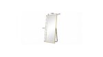 55" Gold Aluminum Freestanding And Wall Mounted Framed Full Length Mirror - Image 5