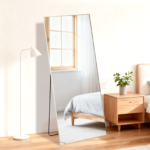 64" Gold Aluminum Freestanding And Wall Mounted Framed Full Length Mirror - Image 4