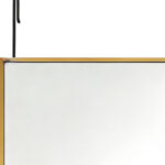 47" Gold Aluminum Over the Door Framed Accent Mirror - Image 4