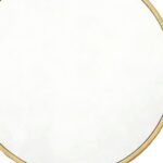 20" Gold Aluminum Round Framed Accent Mirror - Image 3