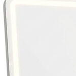 64" Silver Lighted Freestanding And Wall Mounted Framed Full Length Mirror - Image 3